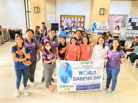 In observance of World Diabetes Day, the City Health Office II, in .